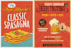 design retro flyer or poster