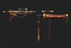 design and paint weapons and props