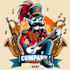 do make marching band mascot logo design with company