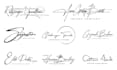 design handwriting, signature scripted, cursive, calligraphy