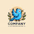 do make simple bird mascot logo monoline with express delivery