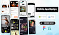 design mobile app uiux design,app mockup,app design in figma