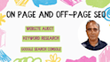 assist with on page SEO checklist organic link building