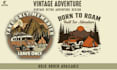 create a vintage jeep camping t shirt design