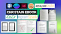 christian ebook design format daily devotional prayer journal kdp christian book