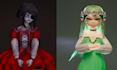create custom stylized 3d characters for games and animation