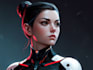 design stunning sci fi portrait art