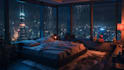 make cozy rain ambient video with natural sound,relaxing rain video