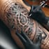 create unique custom geometric tattoo design