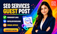 do  guest post on high authority USA, australia, brazil and india websites