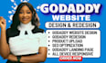 godaddy website design godaddy website redesign godaddy website design