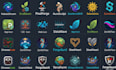 design favicon, app icon and web icon and logo