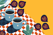 create custom food and drink illustration