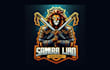 do amazing samurai lion mascot logo with unlimited revisions