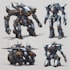 draw high quality robot, mecha concepts