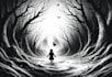 create dark art illustration