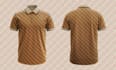 create print pattern golf polo shirt design and mockup for you