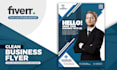 design a professional business flyer
