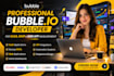 create a scalable bubble io saas application or website
