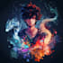 create logo designer anime, fantasy