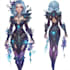design a game character art or dnd character art