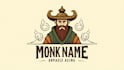 create outstanding monk logo with express delivery