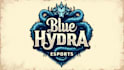 design high quality blue hydra logo with a new concept
