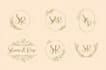 design an elegant monogram wedding logo and initials