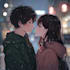 make a anime couple character art anime style