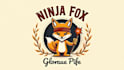 make awesome ninja fox logo with express delivery