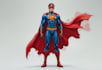 create scifi, superhero character art