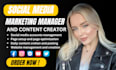do social media manager content creator instagram post facebook ads marketing
