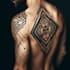 create unique custom geometric tattoo design