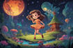 draw a digital cartoon illustration