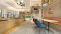 3d design render retail stores,supermarket interior exterior