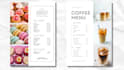 an amazing menu design, food menu, restaurant menu design