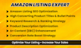 audit your amazon listing, PPC campaign and provide optimization strategy