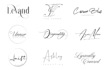 create a professional signature logo animation or name reveal