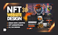 design nft website, meme coin website, crypto website