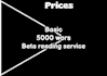 a service of beta reading