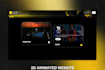 interactive 3d animated website 3d animated webflow website 3d landing page r3f
