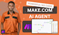 build your make com automation, make ai agent api http fixing exsiting scenario