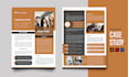 design professional case study brochure and flyer