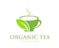 design beautiful tea shop brand logo