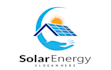 make eco energy, electrical , power and solar panel logo