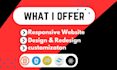 create a responsive website with seo optimization and API integration