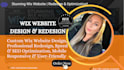 design resign business wix website responsive design wix site SEO optimization