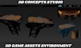 create 3d award trophy model design product animation, 3d game asset environment