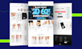 design wordpress landing page, elementor landing page, wordpress landing page