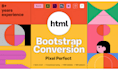 convert psd to html, xd to html,figma to html responsive bootstrap tailwind CSS